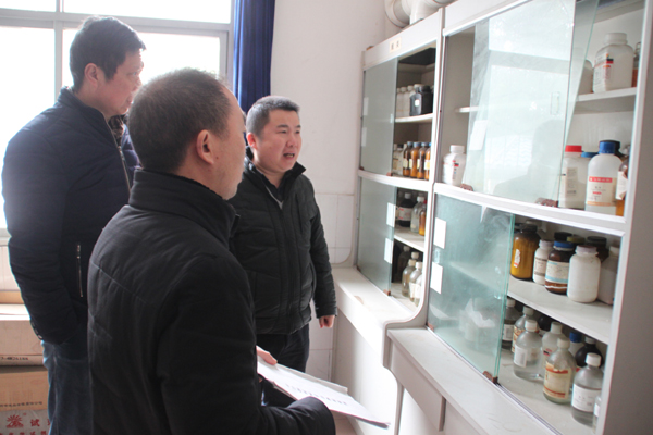  我校迎接省教育厅开学工作检查